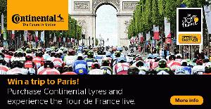 Experience the Tour de France live with Mytyres.co.uk and Continental 