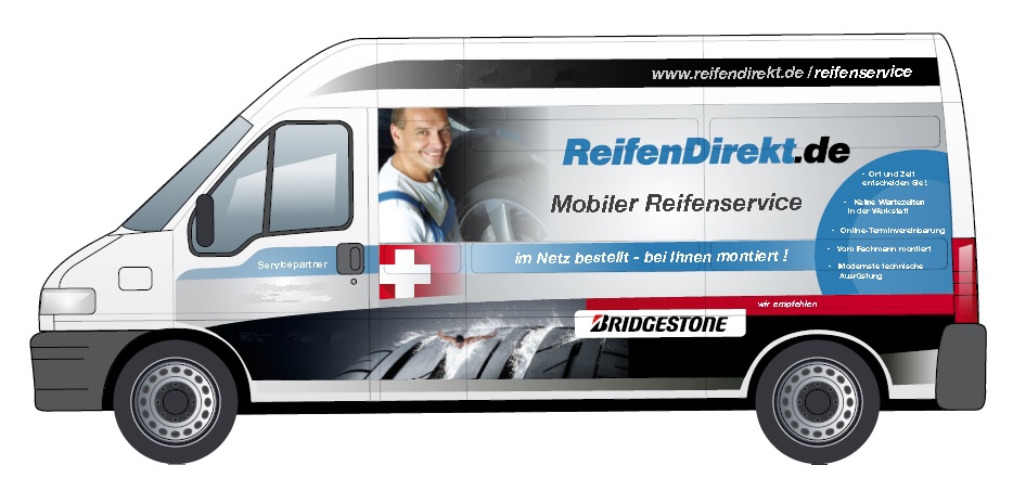 Mobiler Reifenservice: Reifenwechsel schnell & günstig - ReifenDirekt.ch