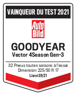 Pneumatiques Pneus GOODYEAR Vector 4 Seasons G3 M+S 205/55r16 91V