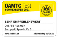 91V Semperit Speed-Life R16 205/55 3